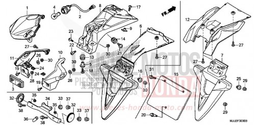 FEU ARRIERE NC750SAE de 2014